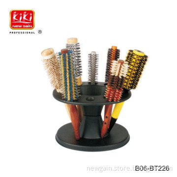 Plastic hair brush display stand. hair extension display stand